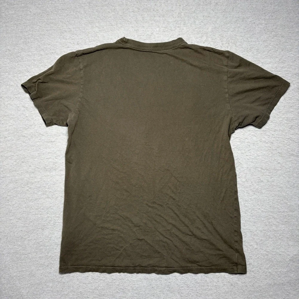 The North Face Mens T-Shirt Size M Brown Graphic Logo Short Sleeve Cotton Tee